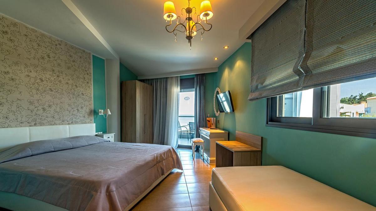 Tridente Mare Apart Hotel Pefkochori Buitenkant foto