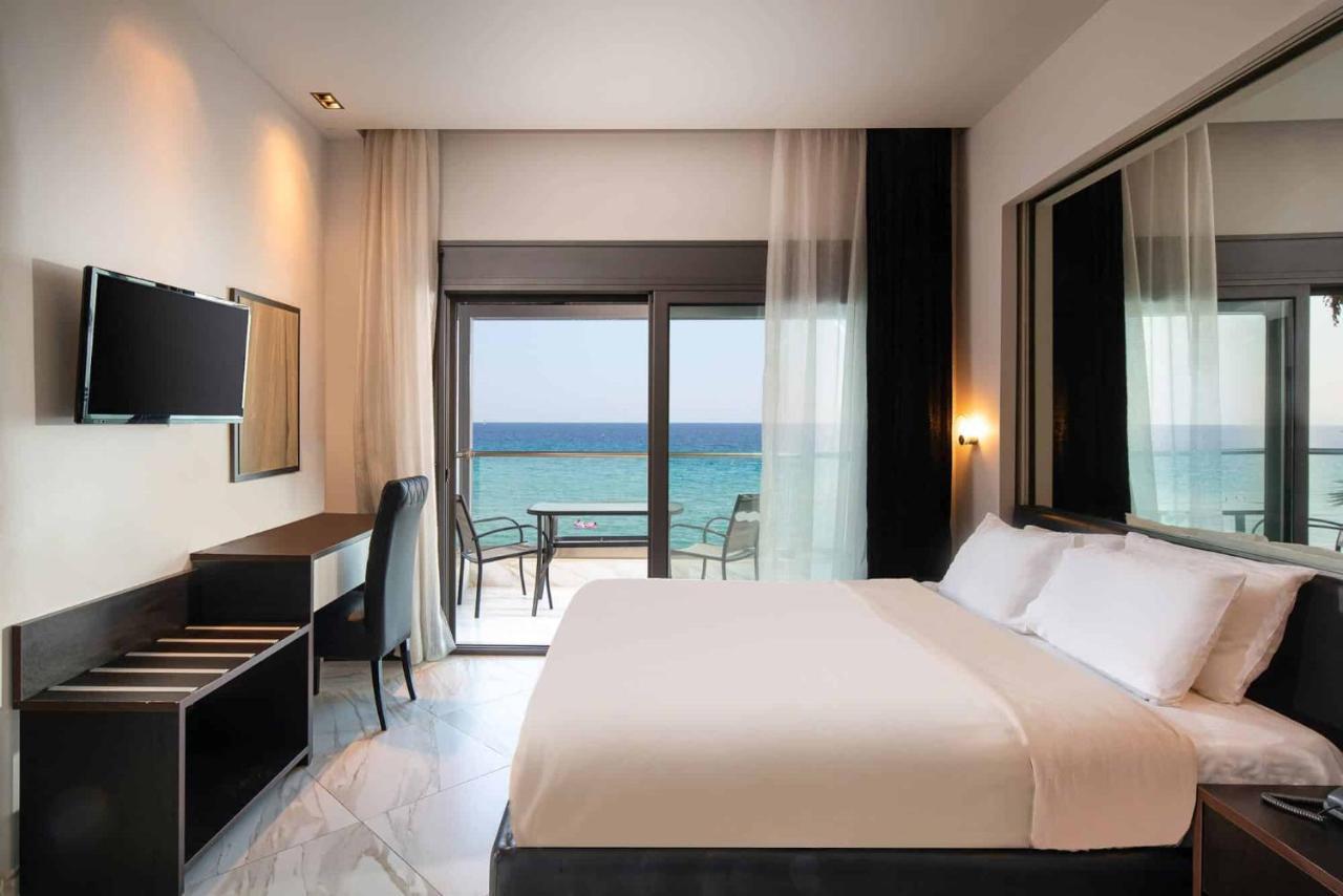 Tridente Mare Apart Hotel Pefkochori Buitenkant foto