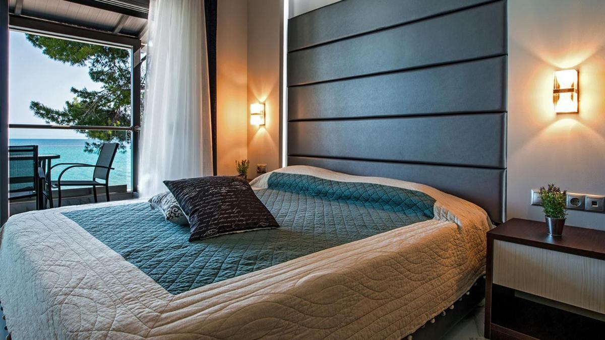 Tridente Mare Apart Hotel Pefkochori Buitenkant foto