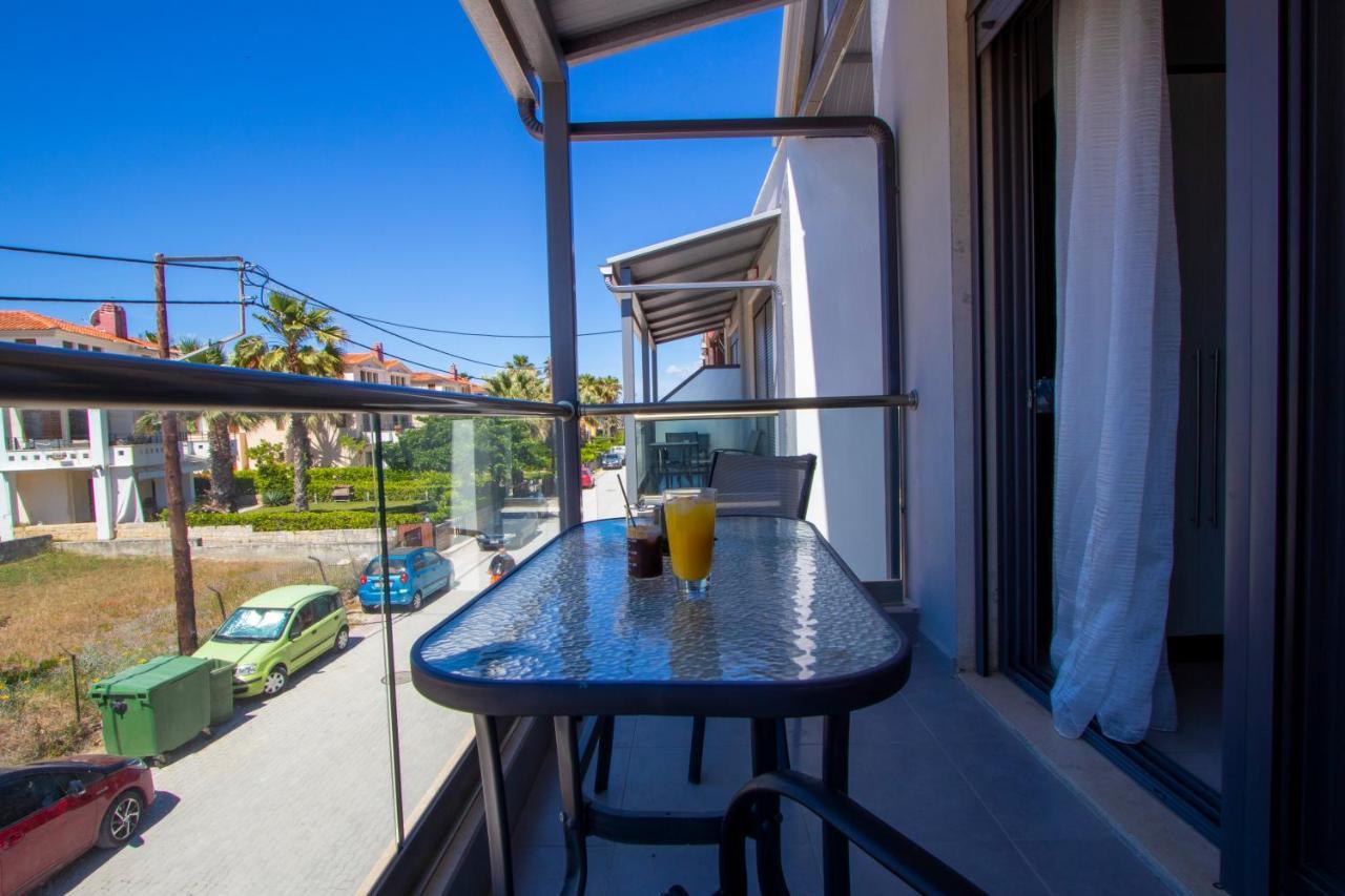 Tridente Mare Apart Hotel Pefkochori Buitenkant foto