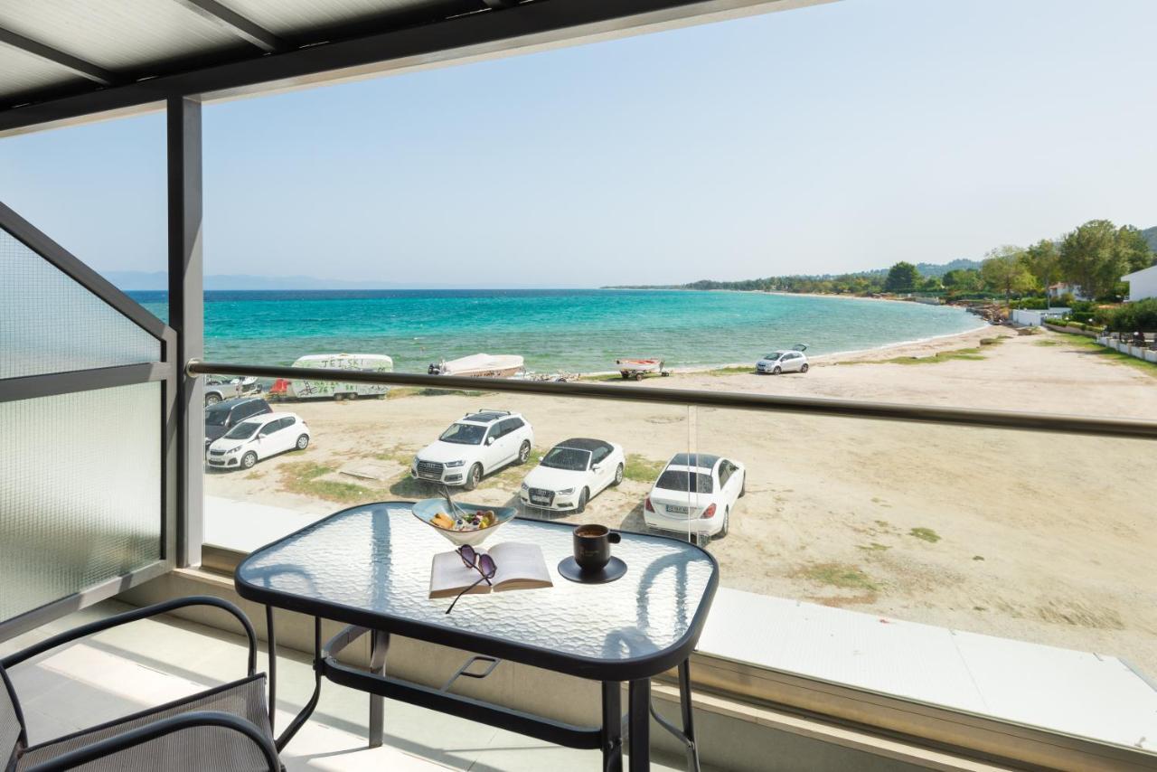 Tridente Mare Apart Hotel Pefkochori Buitenkant foto