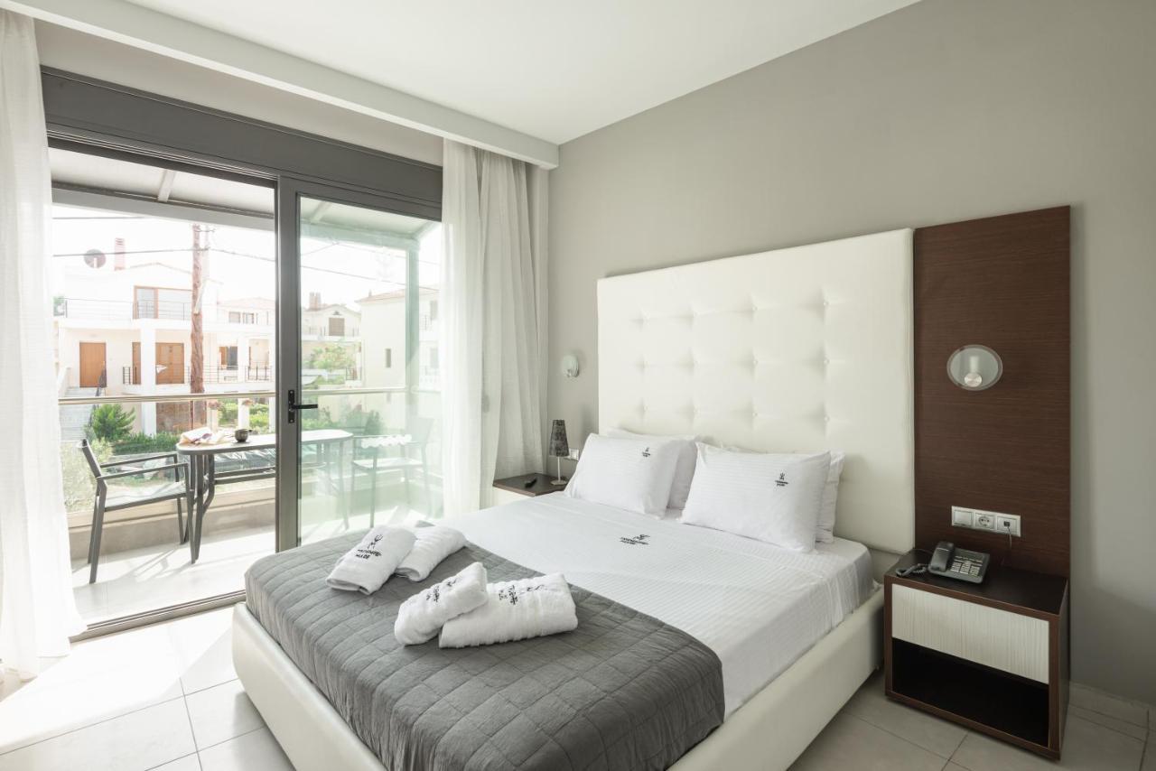 Tridente Mare Apart Hotel Pefkochori Buitenkant foto