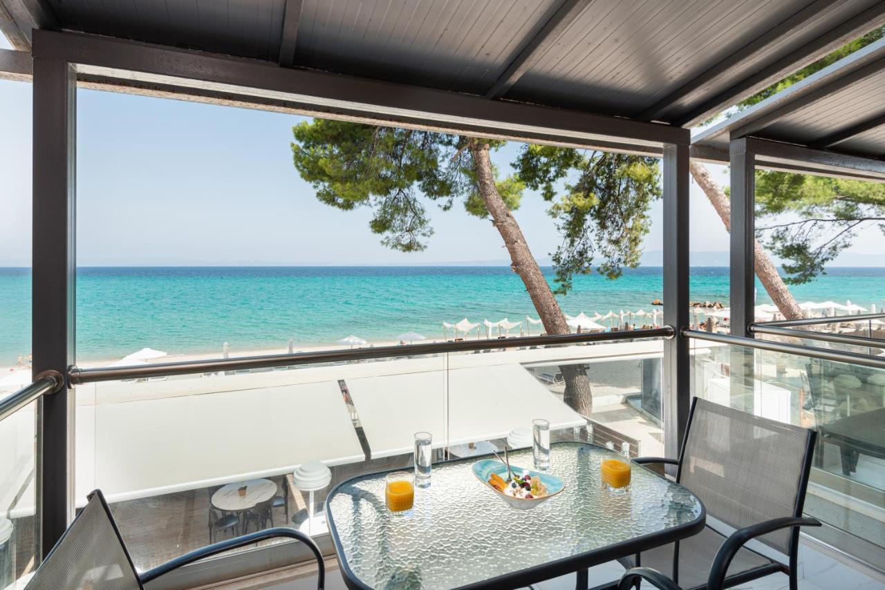Tridente Mare Apart Hotel Pefkochori Buitenkant foto