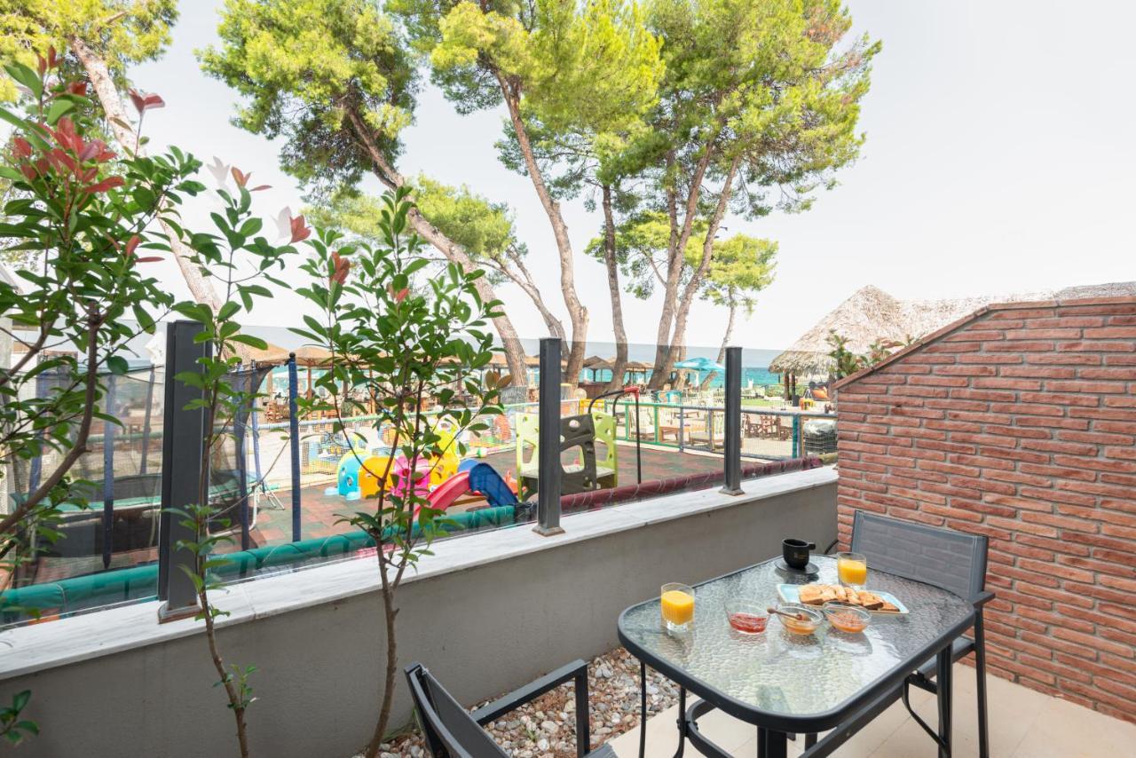 Tridente Mare Apart Hotel Pefkochori Buitenkant foto