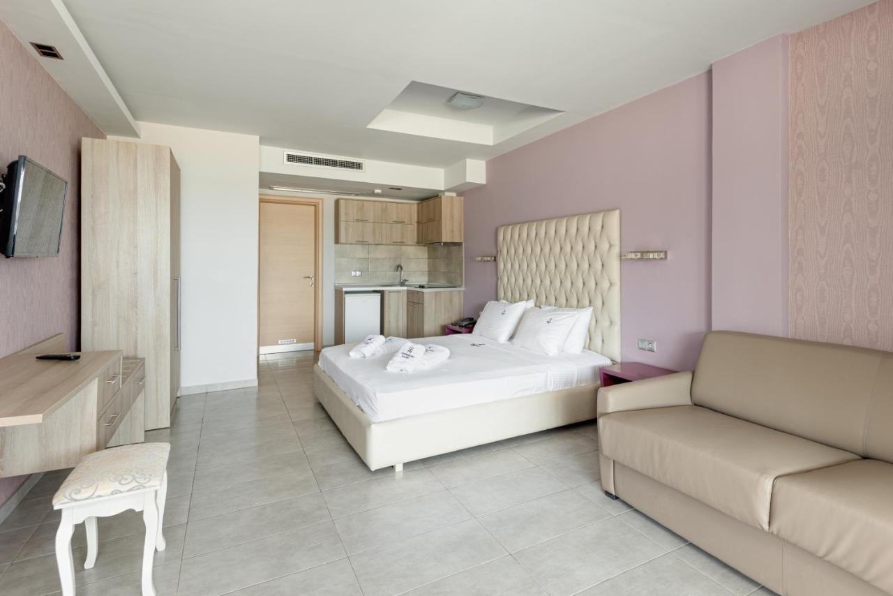 Tridente Mare Apart Hotel Pefkochori Buitenkant foto
