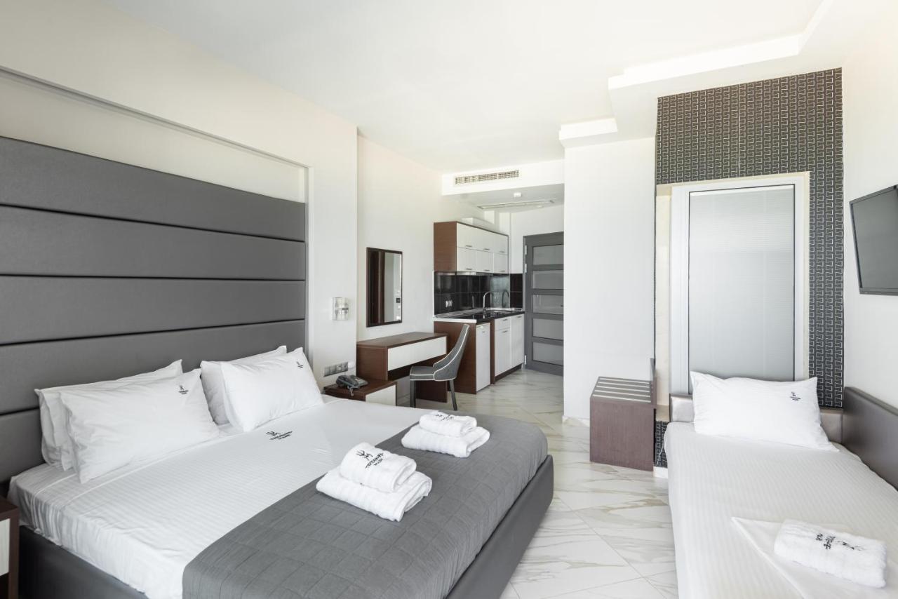 Tridente Mare Apart Hotel Pefkochori Buitenkant foto