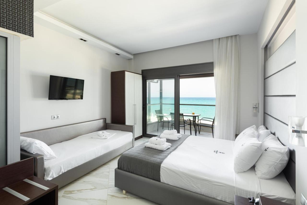 Tridente Mare Apart Hotel Pefkochori Buitenkant foto