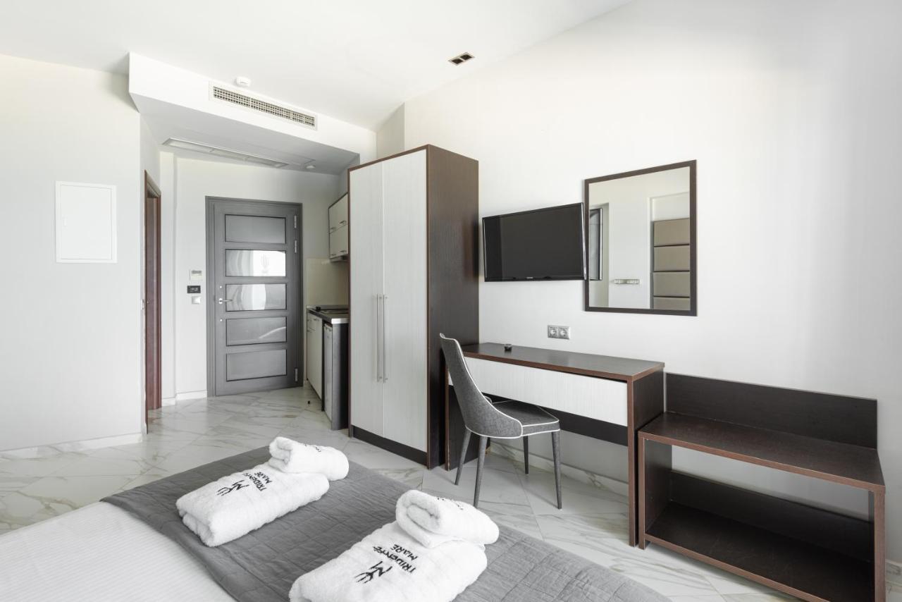 Tridente Mare Apart Hotel Pefkochori Buitenkant foto